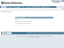 Tablet Screenshot of handy-hilfeforum.de